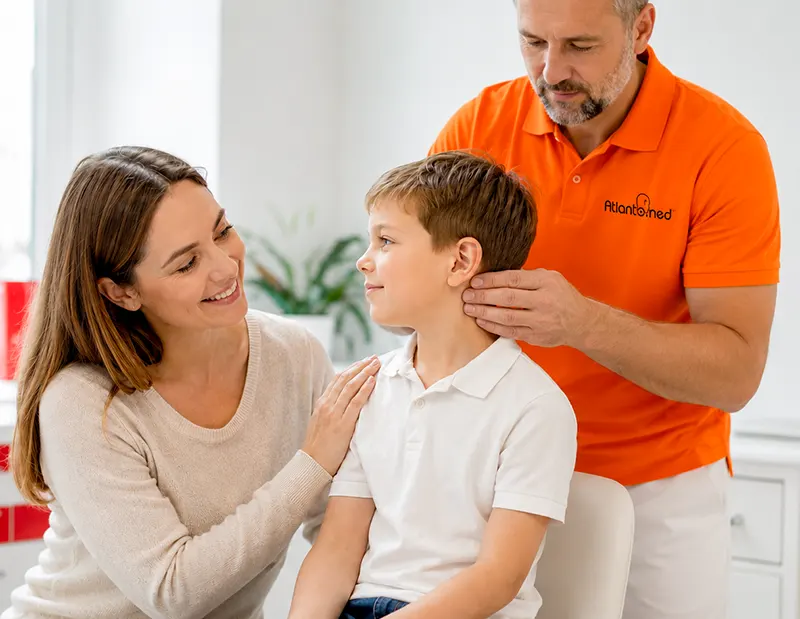 Atlasneuausrichtung bei Kindern als Vorbeugung