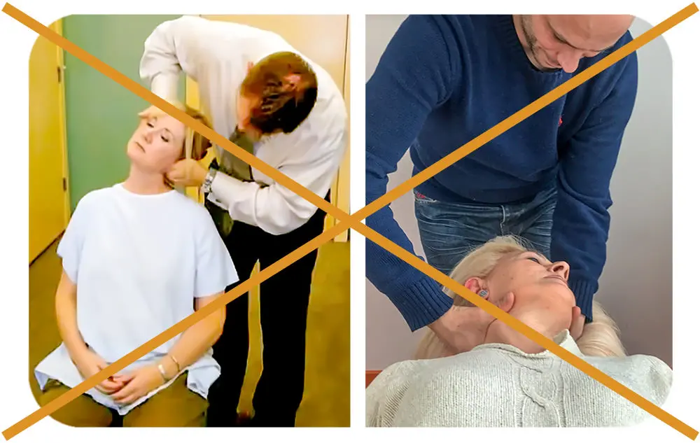 Vermeiden Sie chiropraktische HWS-Manipulationen